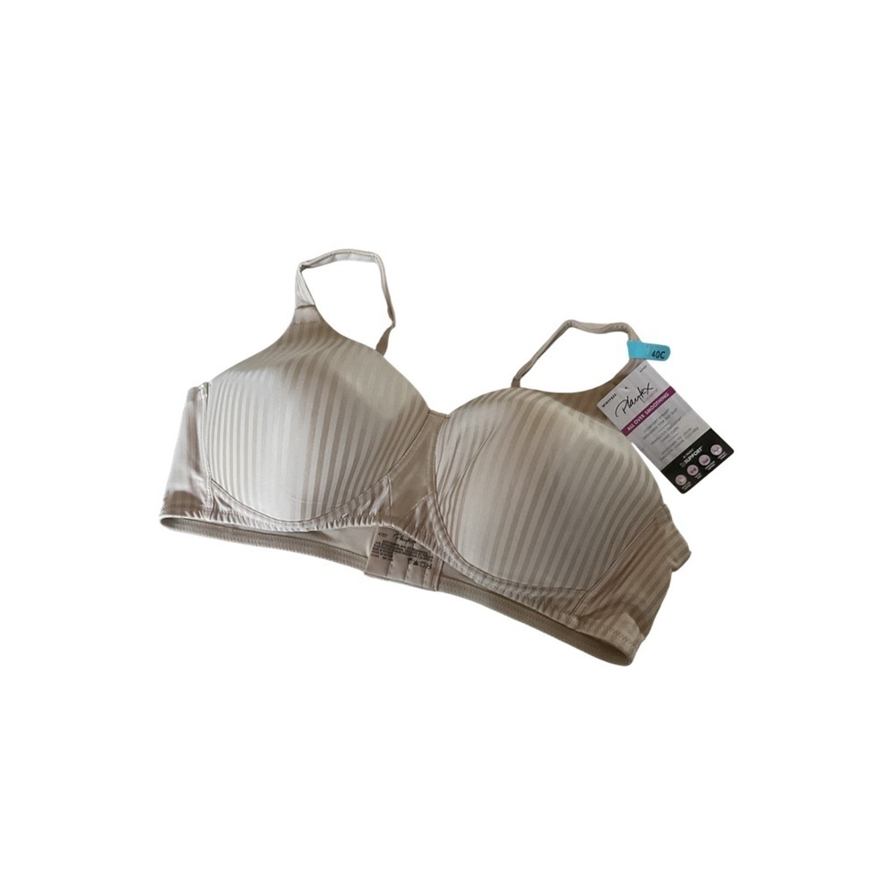 NWT Playtex All Over Smoothing Underwire Bra Beige 40C